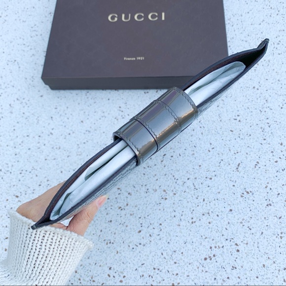 NWT Authentic Gucci Patent Leather Ipad Case - Picture 3 of 7